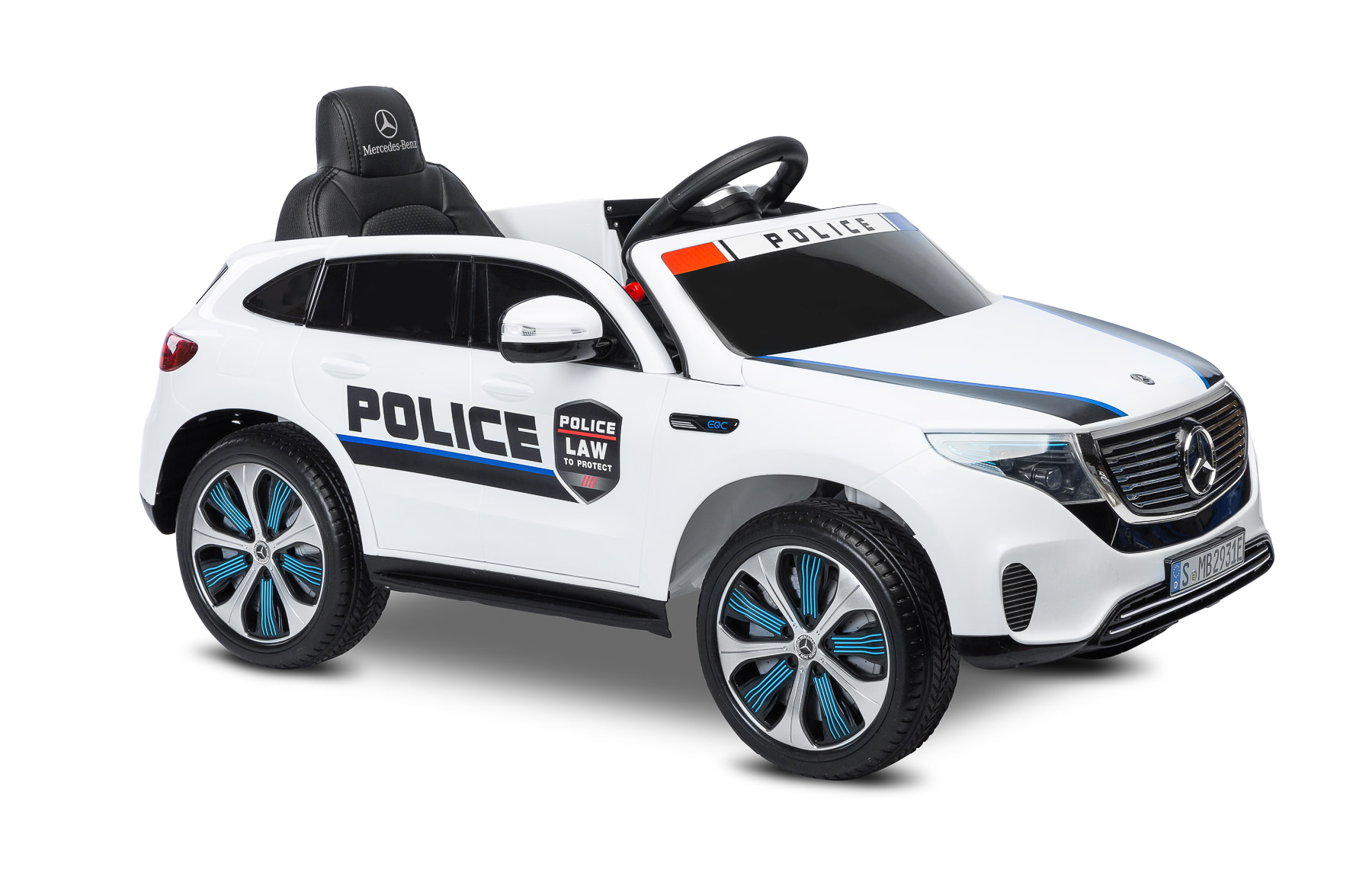 auto policja na akumulator